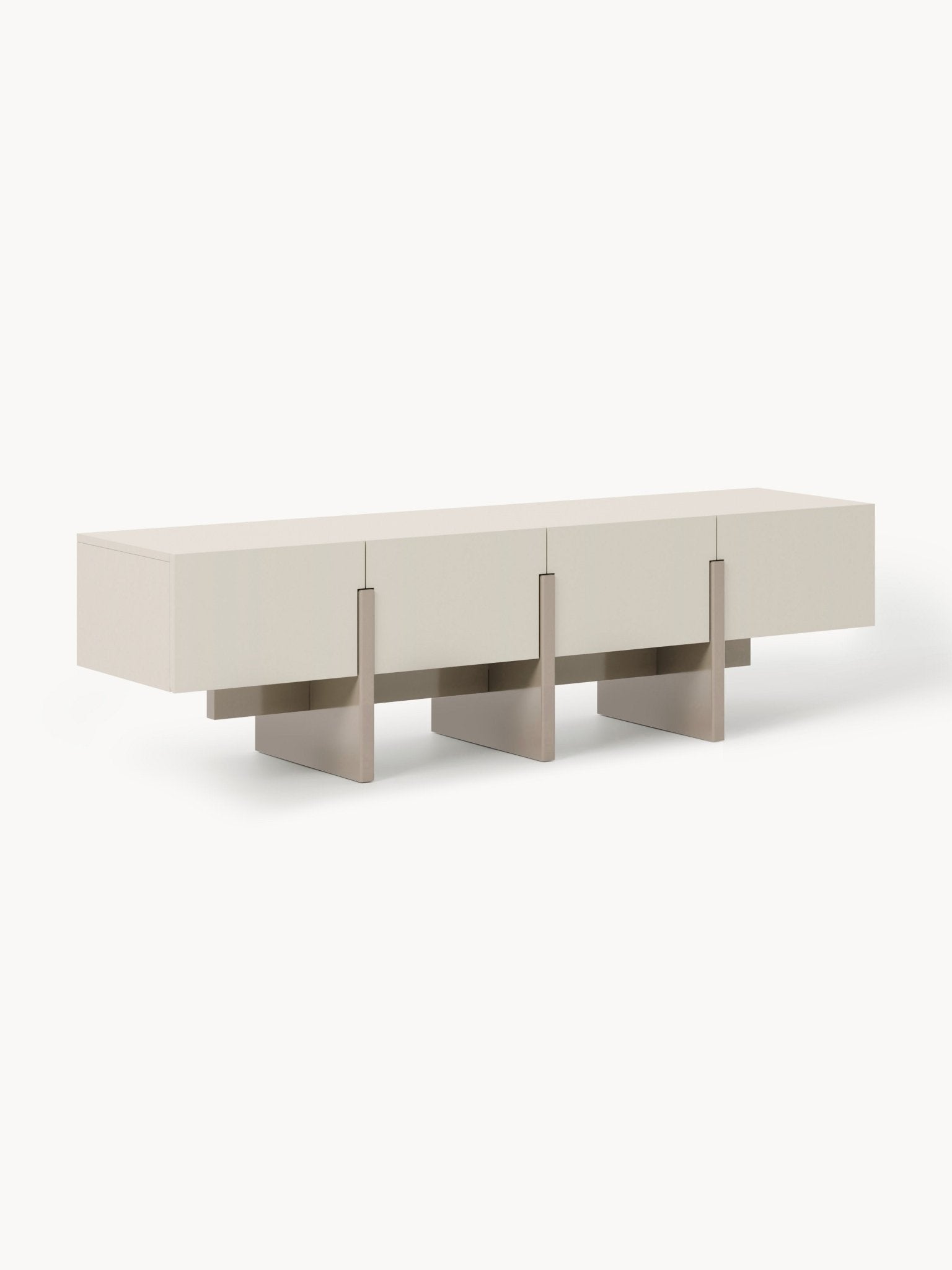 Dado Modern Ahşap Tv Ünitesi 180 Cm Bej Ve Taupe