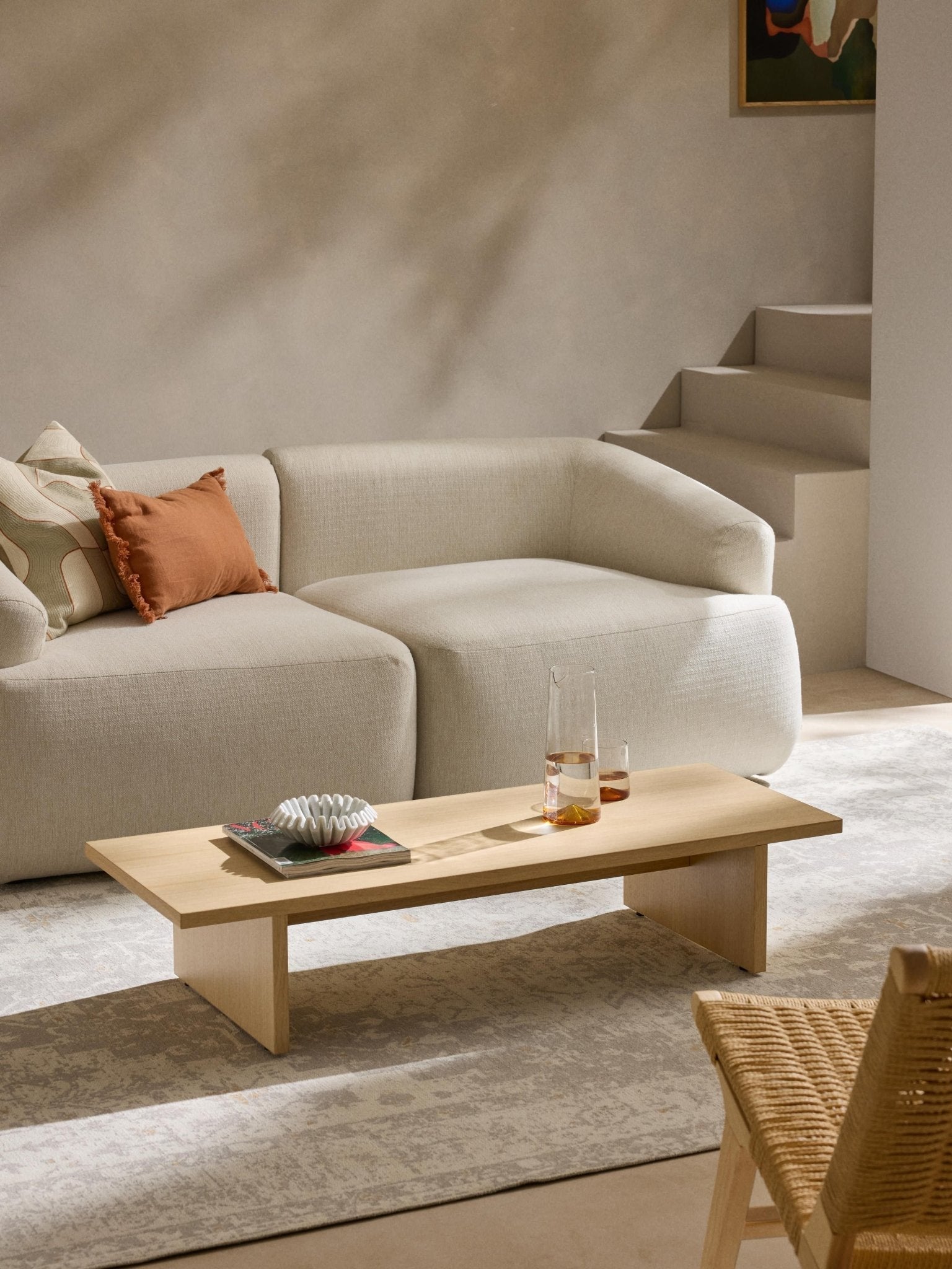 Dako Ahşap Alçak Sehpa 120 Cm