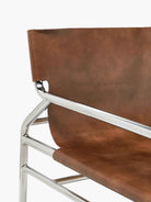 Dion Lounge Koltuk %100 Deri Cilalı Metal Çerçeve