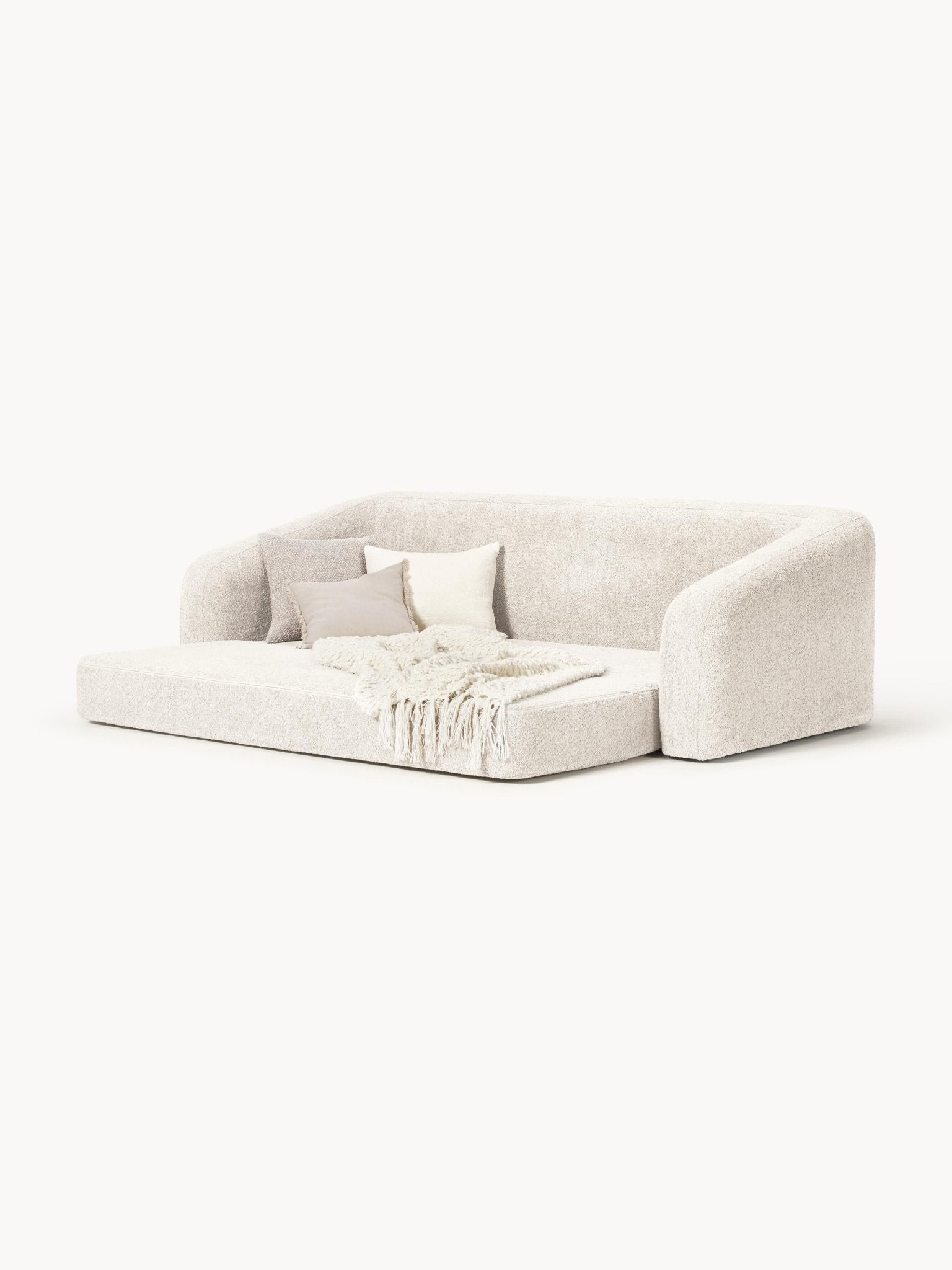 Eliot Teddy Bouclé Yataklı Kanepe - Şıklığı Ve Rahatlığı Bir Arada Sunuyor