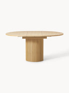 Filo Uzatılabilir Yemek Masası, Modern Yivli Detaylı Tasarım