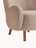 Kalia Modern Teddy Kumaşlı Konforlu Tekli Koltuk
