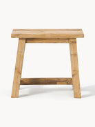 Lawas Geri Dönüştürülmüş Teak Ahşap Tabure 50Cm
