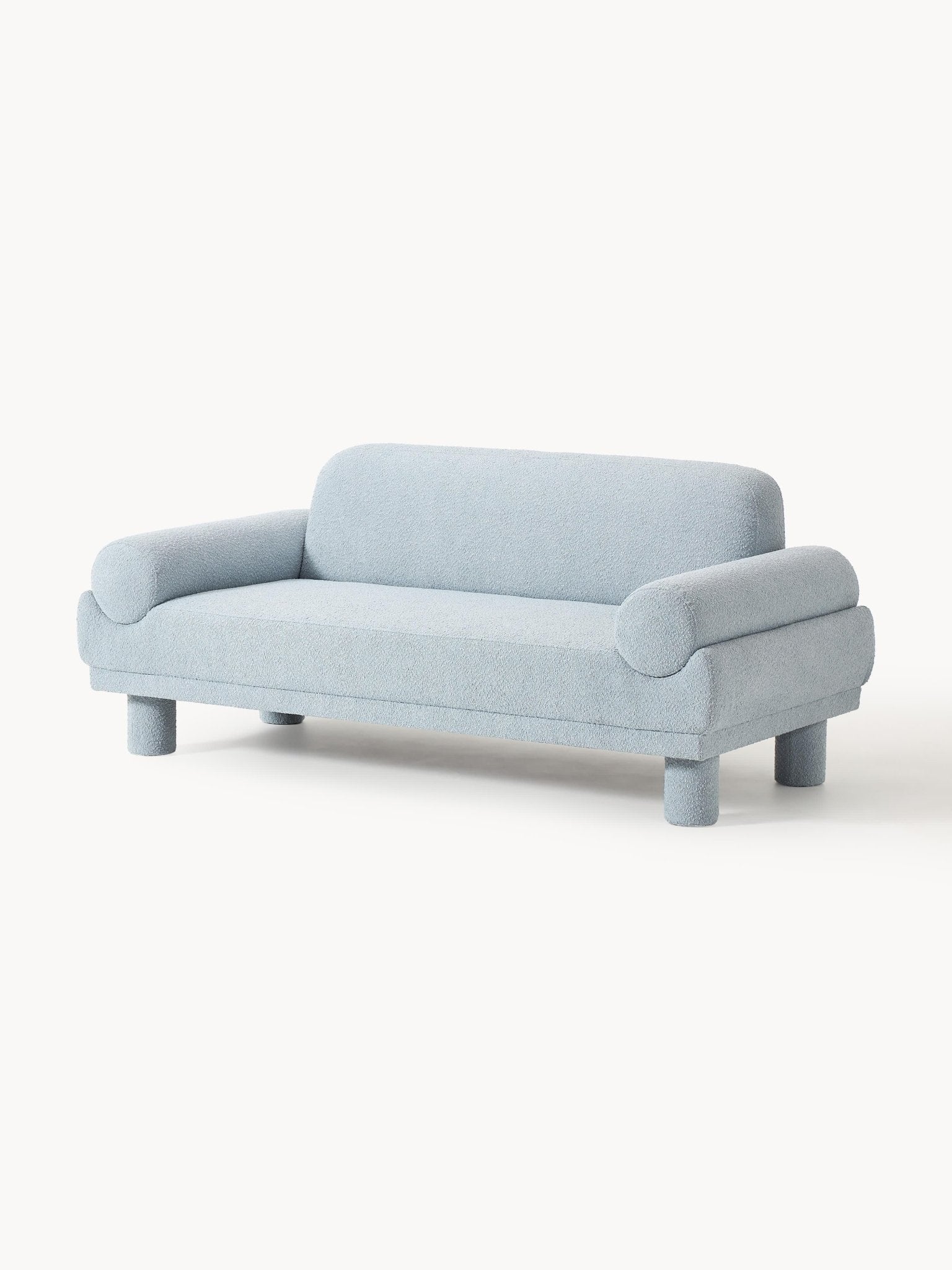 Lilo 2 Kişilik Modern Bouclé Kanepe Yumuşak Dokulu