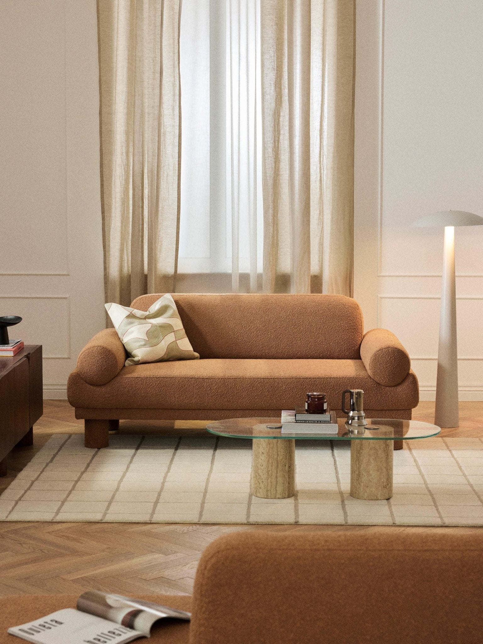 Lilo Bouclé 2 Kişilik Modern Kanepe