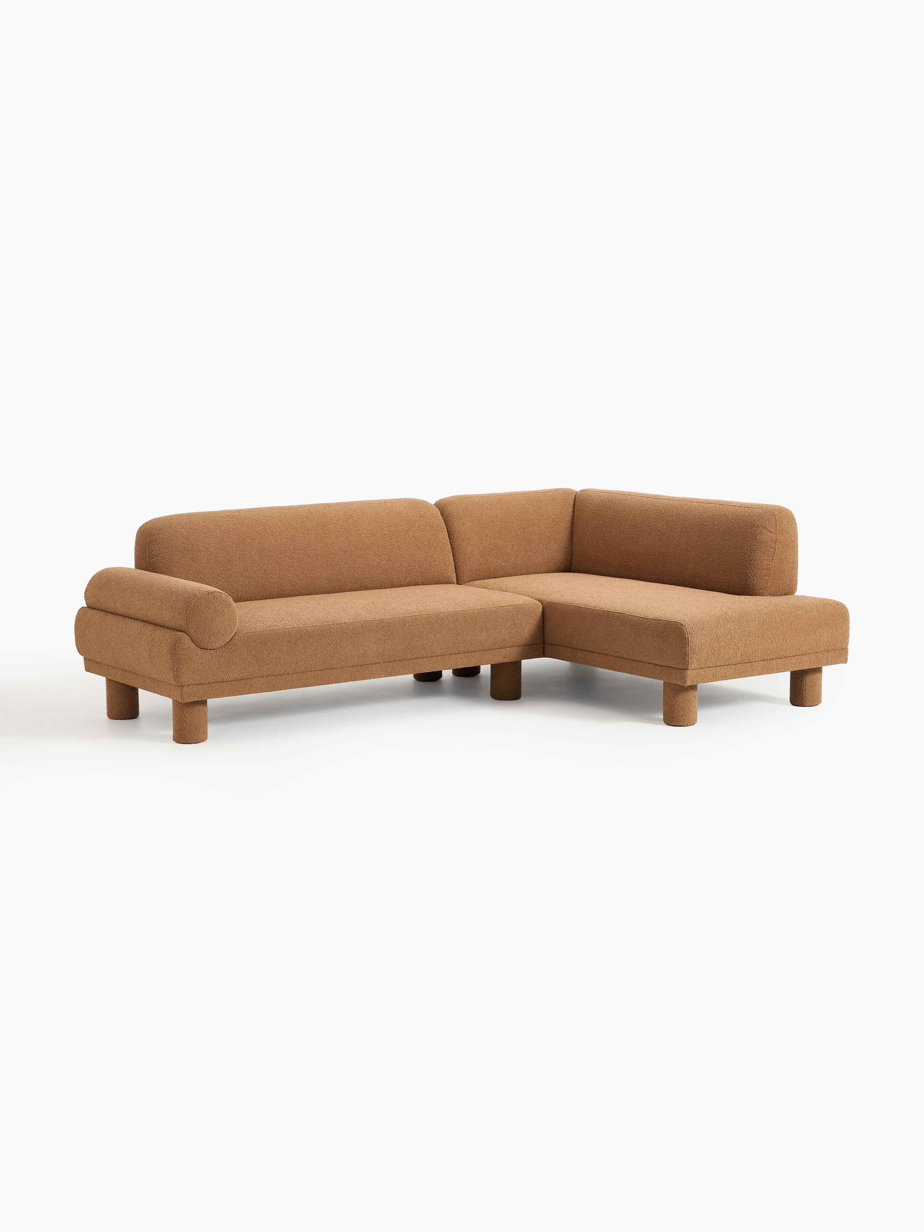 Lilo Modern Tasarım Bouclé Kumaş Köşe Koltuk