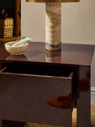 Liv Modern Lake Mdf Komodin Koyu Kahverengi