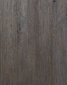 Meşe Kabinet Siyah Yıpranmış Cam Kapılı