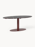 Miley Oval Mermer Yemek Masası 180 X 90 Cm