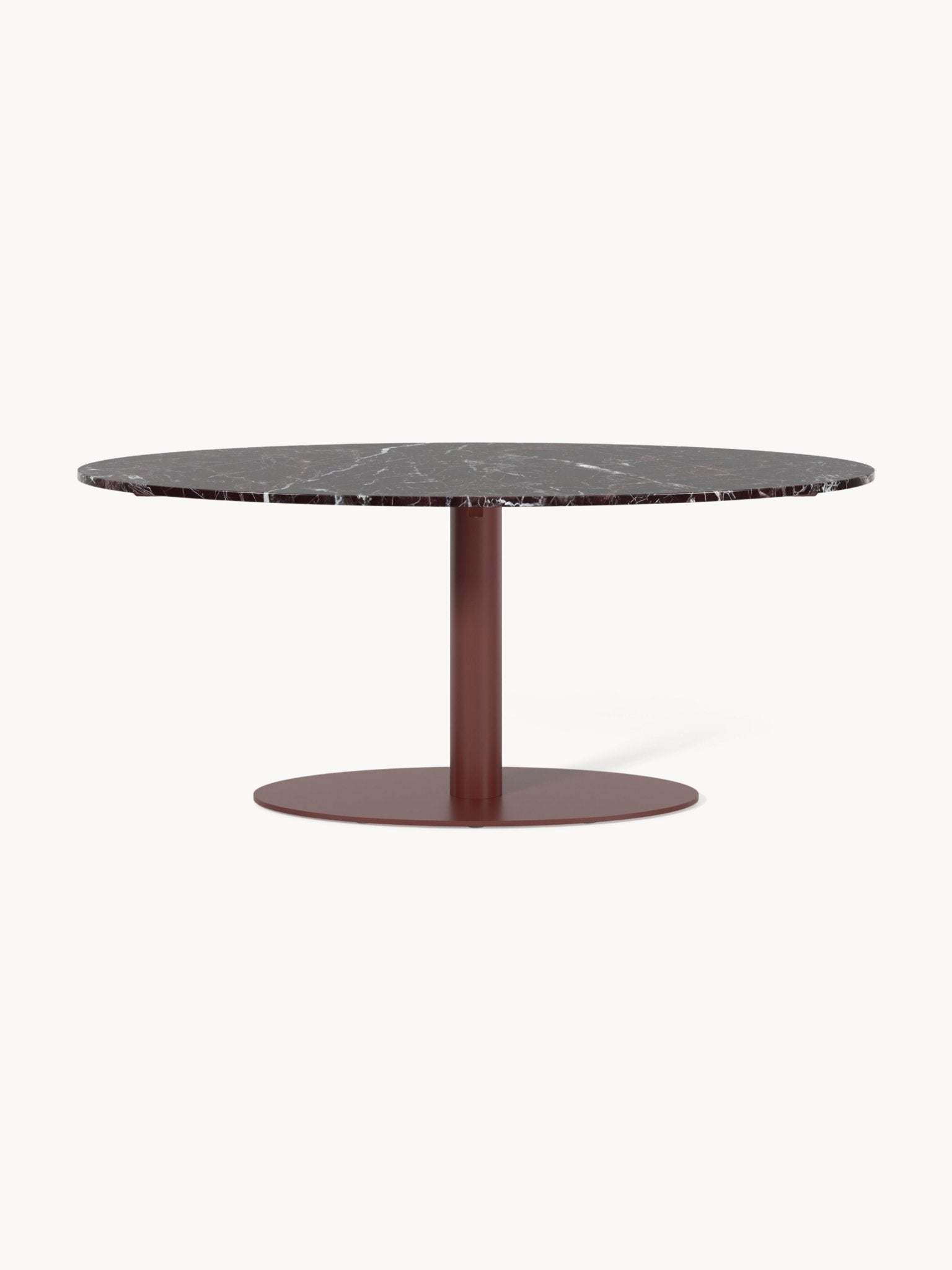 Miley Oval Mermer Yemek Masası 180 X 90 Cm