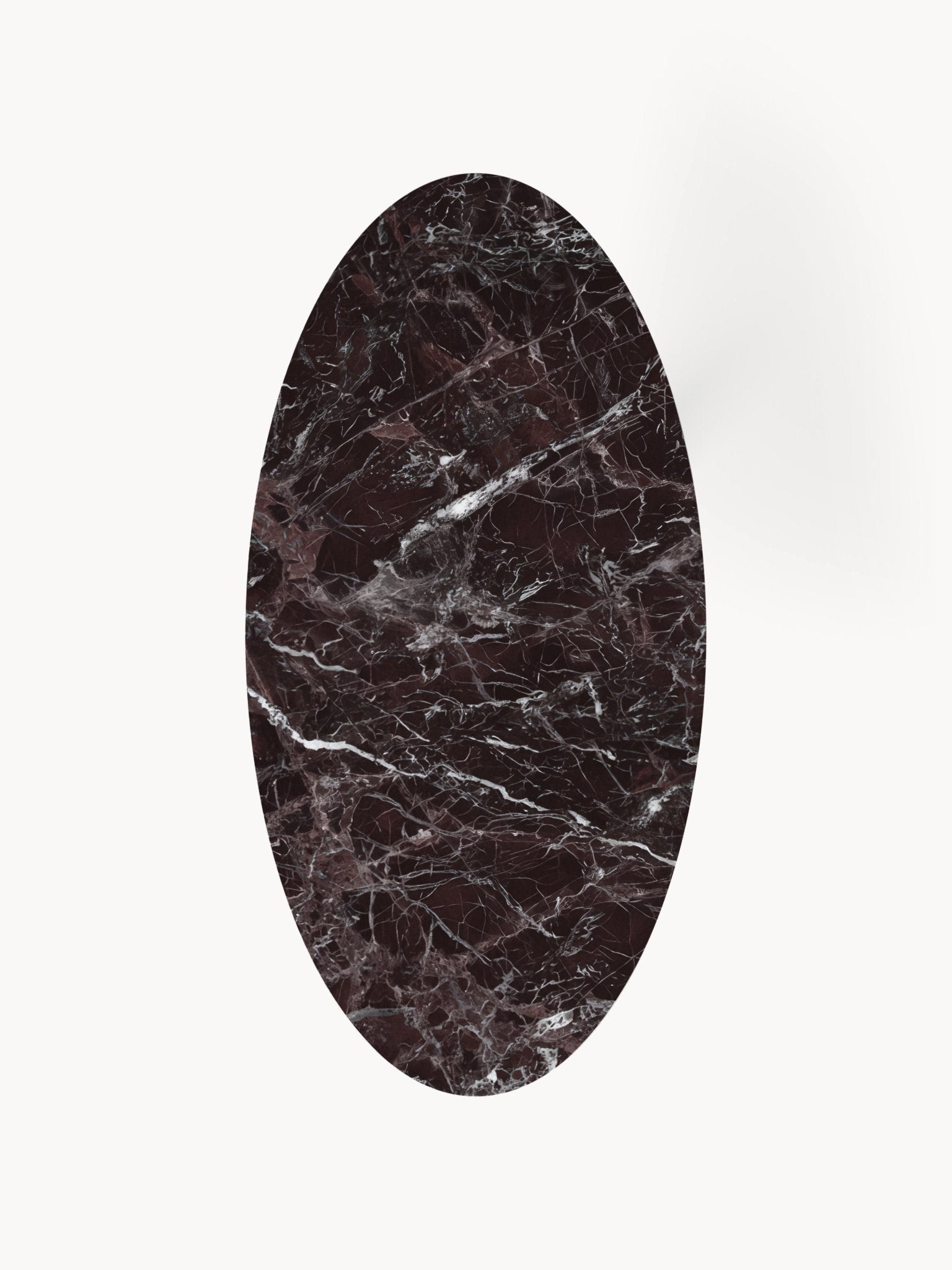 Miley Oval Mermer Yemek Masası 180 X 90 Cm