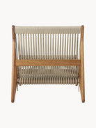 Mr01 Initial El Yapımı Iroko Ağacı Bahçe Lounge Sandalyesi