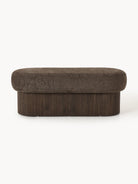 Nala Depolama Alanlı Modern Kumaş Kaplı Bench