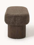 Nala Depolama Alanlı Modern Kumaş Kaplı Bench