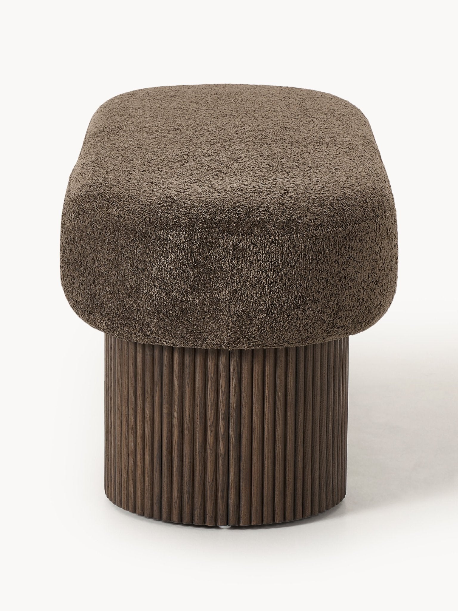 Nala Depolama Alanlı Modern Kumaş Kaplı Bench