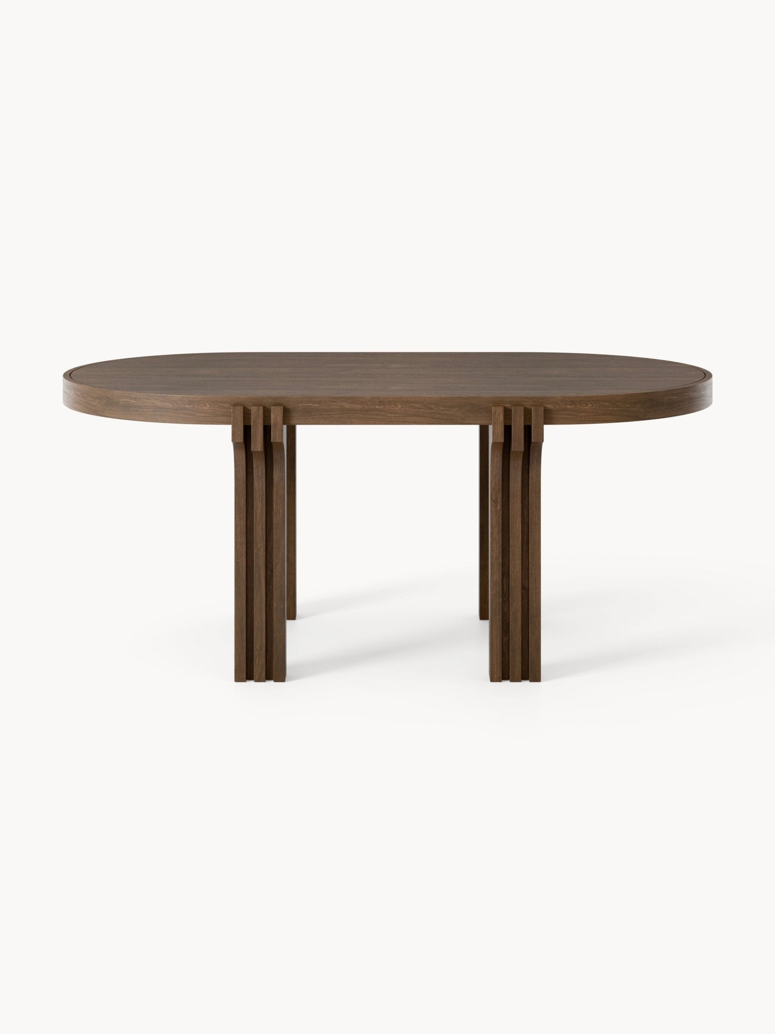 Nolan Oval Meşe Yemek Masası 180 Cm