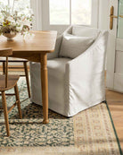 Olivier Slipcover Yemek Koltuğu Kumaş Kaplı