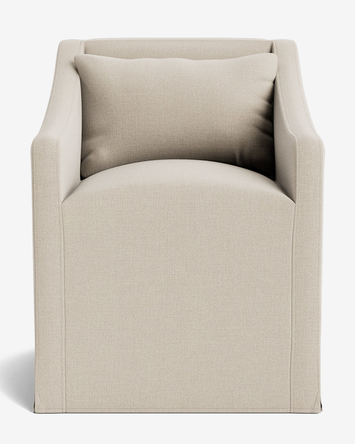 Olivier Slipcover Yemek Koltuğu Kumaş Kaplı