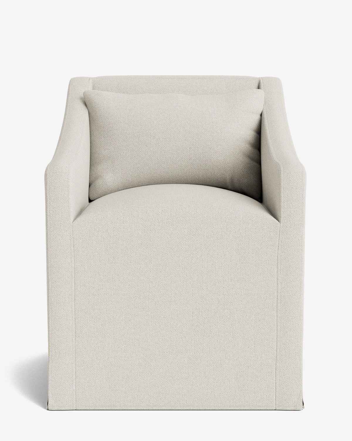 Olivier Slipcover Yemek Koltuğu Kumaş Kaplı