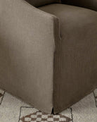 Olivier Slipcover Yemek Koltuğu Kumaş Kaplı