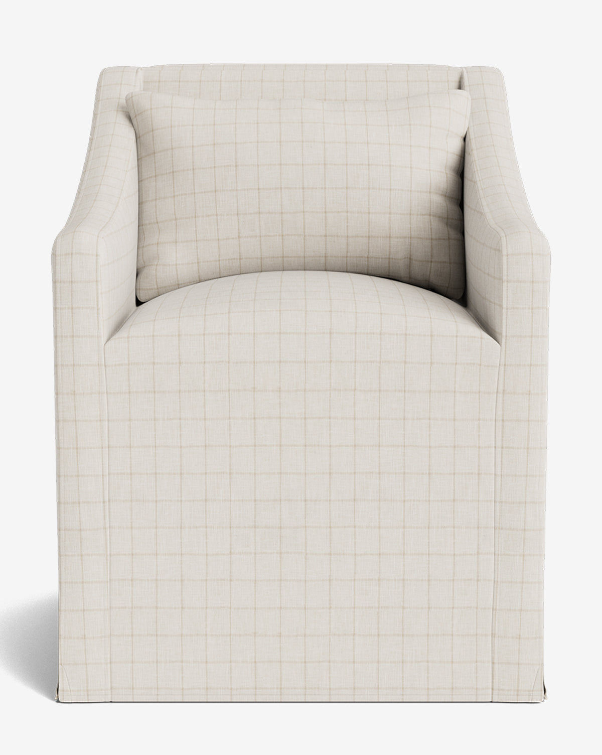 Olivier Slipcover Yemek Koltuğu Kumaş Kaplı