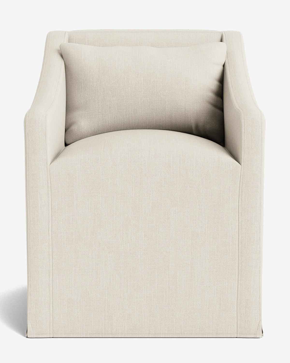 Olivier Slipcover Yemek Koltuğu Kumaş Kaplı