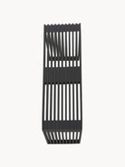 Rib Minimalist Tasarım Siyah Lake Maun Ağacı Bank 104 Cm