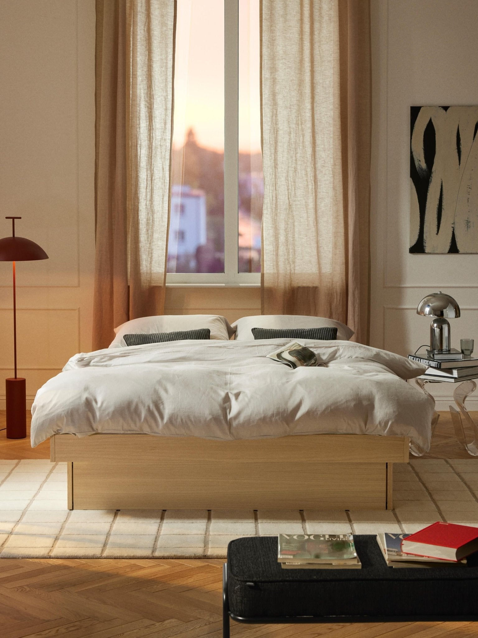 Sato Ahşap Depolamalı Karyola 140X200 Cm - Modern Ve Fonksiyonel Tasarım