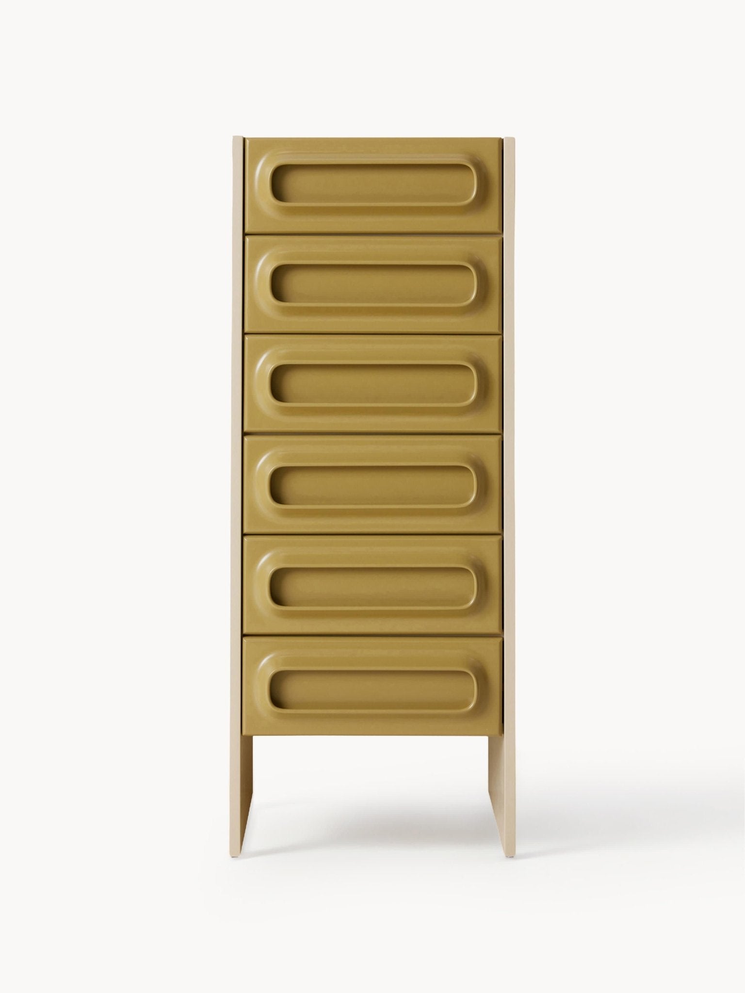 Space 6 Çekmeceli Modern Dressoir, 113 Cm Yükseklik, Mdf