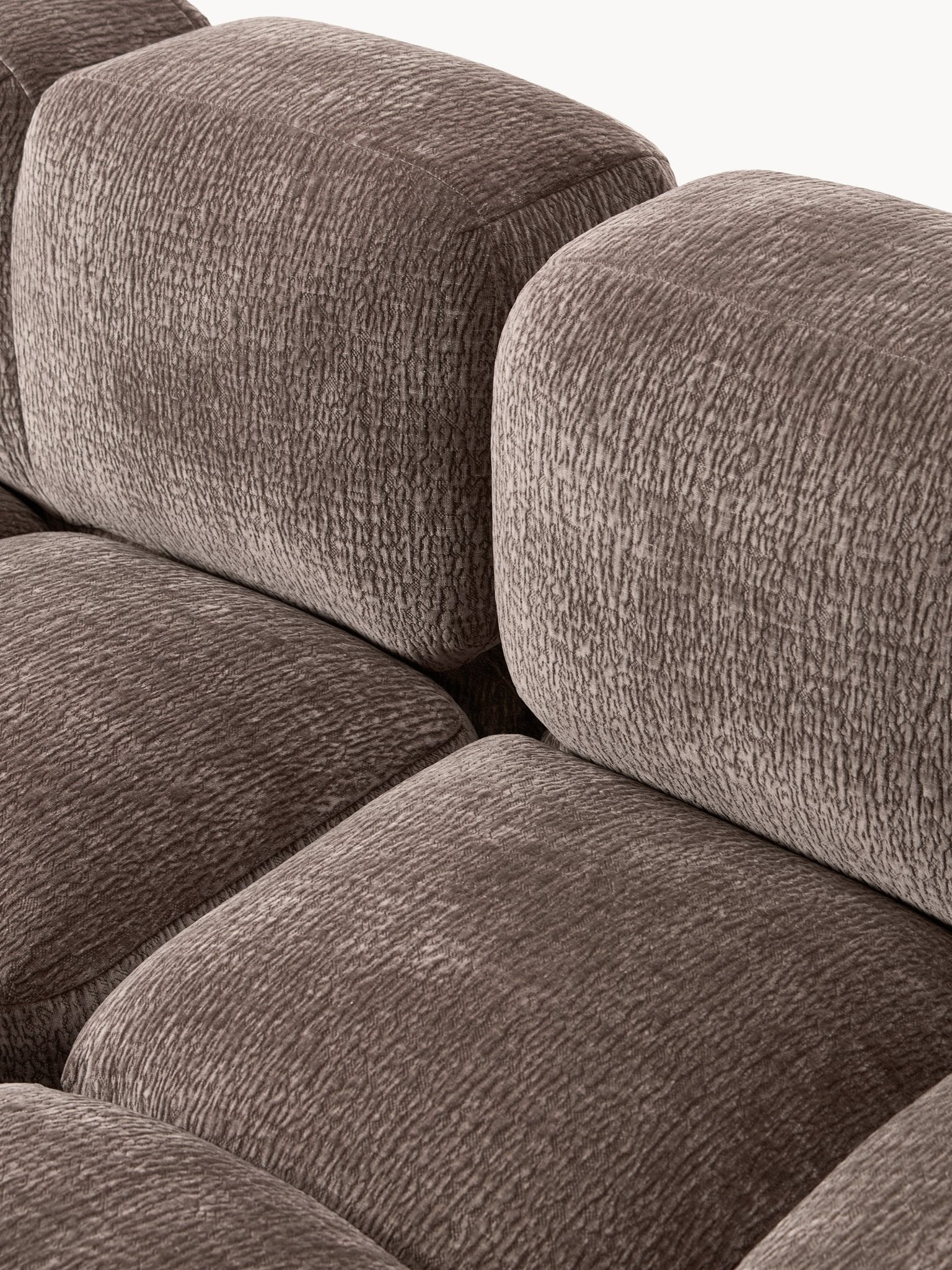 Tayla Modüler 3 Kişilik Kanepe Modern Tasarım Taupe