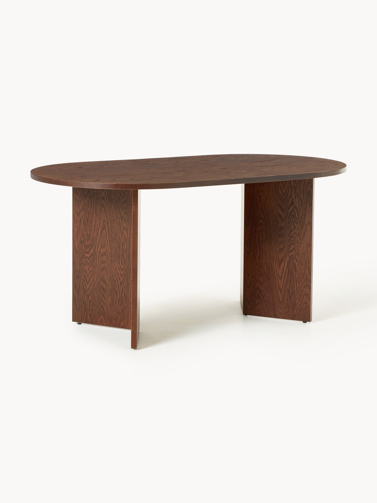 Toni Oval Ahşap Yemek Masası - Modern Geometrik Tasarım Ile Şık Ve Fonksiyonel