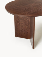 Toni Oval Ahşap Yemek Masası - Modern Geometrik Tasarım Ile Şık Ve Fonksiyonel