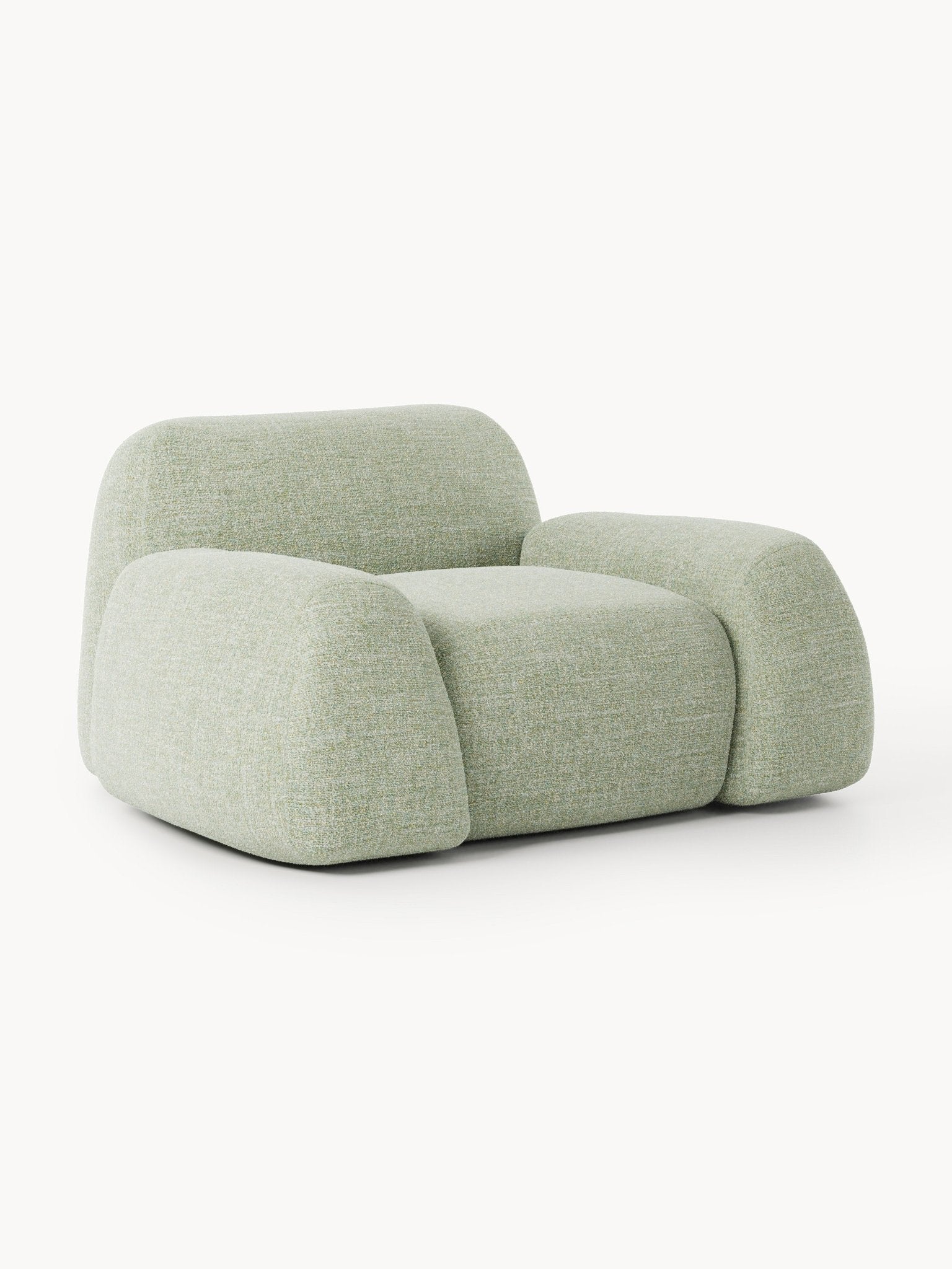 Wolke Bouclé Lounge Koltuk Modern Heykelsi Tasarım Ve Konfor