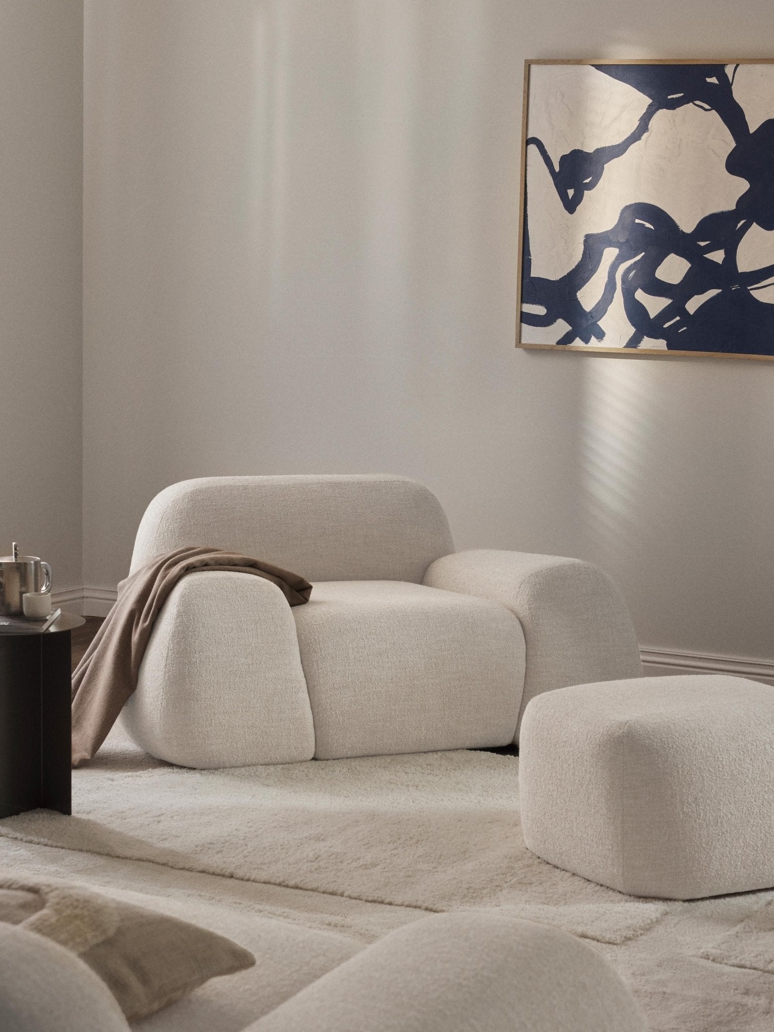 Wolke Bukleli Salon Koltuğu Ile Modern Lüksü Evinize Taşıyın