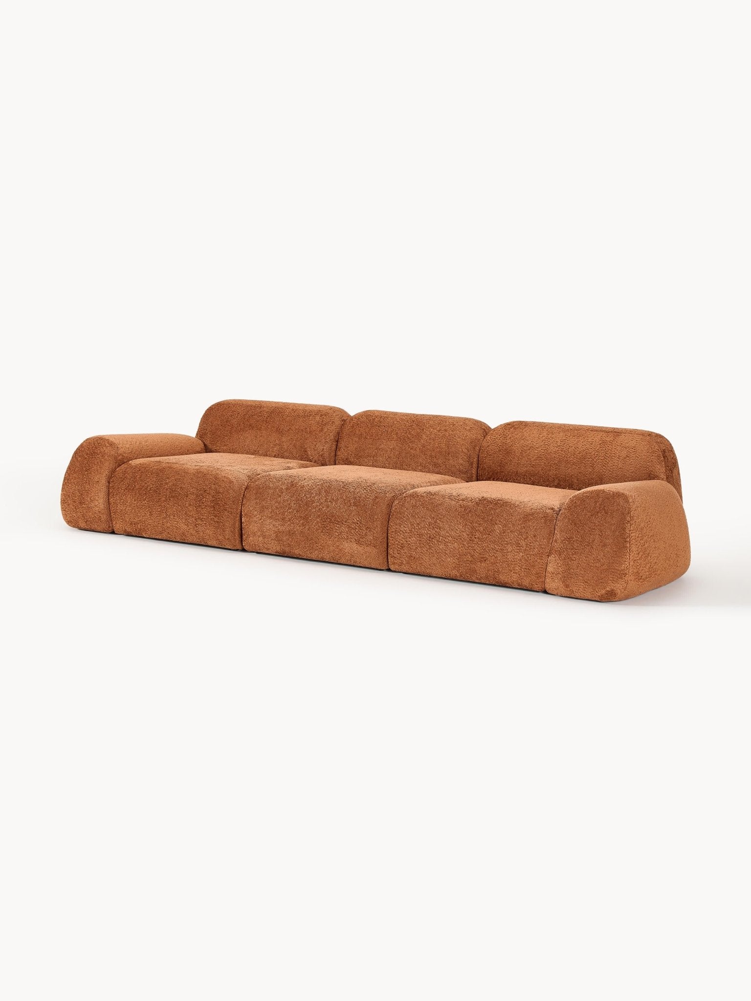 Wolke Modüler 4 Kişilik Teddy Bukle Koltuk