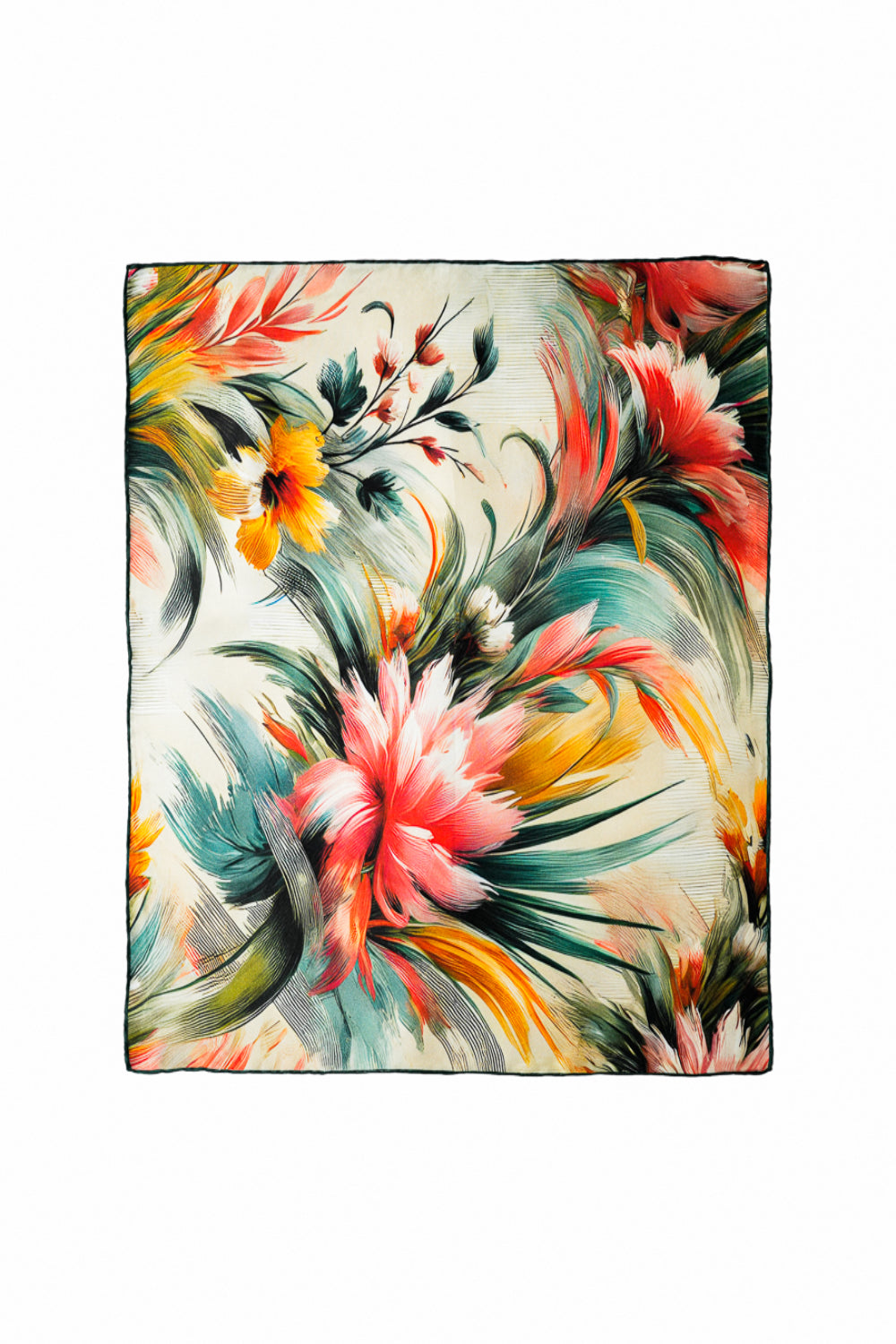 Bloomtide %100 İpek Fular - 1