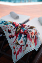 Cherry Whisper %100 İpek Fular - 3