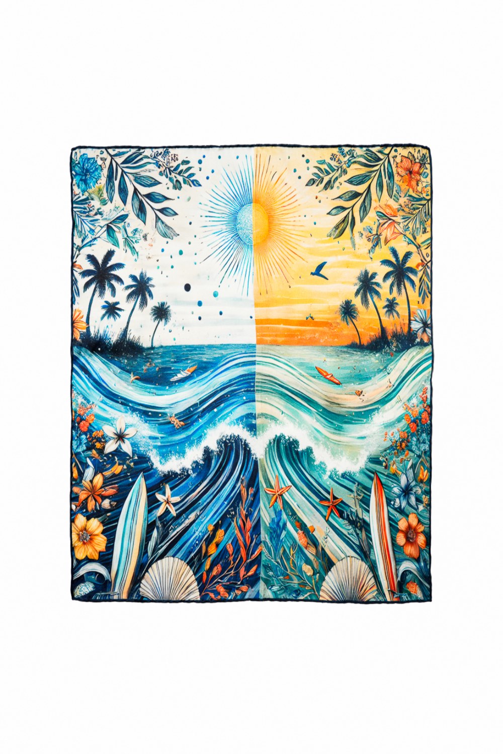 Spirit Of Summer %100 İpek Fular - 1