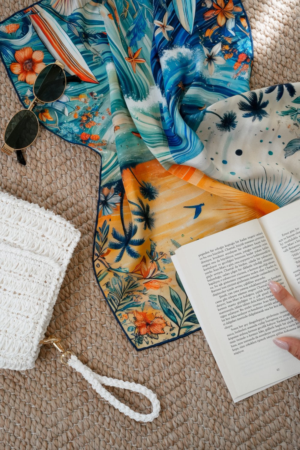 Spirit Of Summer %100 İpek Fular - 2