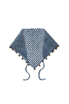 Ventotto Store-Ventotto Bandana in Blue-Saç Aksesuarı-2-Milagron.com