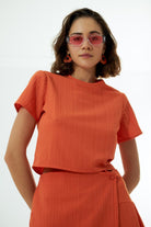 Vifafi-Hera Turuncu Tshirt-T-Shirts-6-Milagron.com