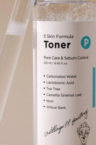 Village 11 Factory-P Skin Formula Toner 250ml - Siyah Nokta & Akne Karşıtı, Gözenek Sıkılaştırıcı Arındırıcı Pha & Çay Ağacı Tonik-Düzenleme-2-Milagron.com