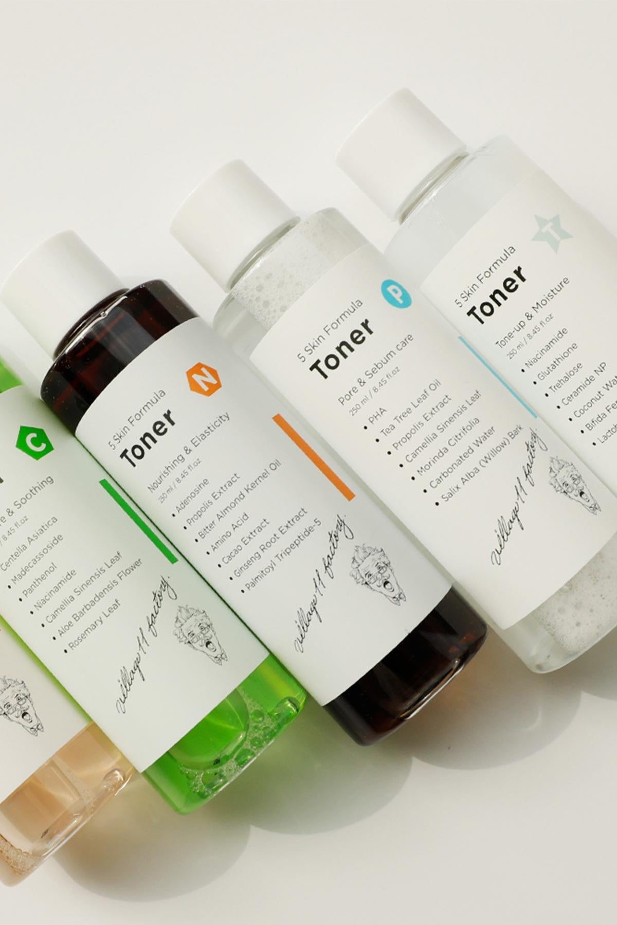 Village 11 Factory T Skin Formula Toner 250Ml - Ton Dengeleyici, Aydınlatıcı, Leke Karşıtı Probiyotik & Niasinamid Tonik