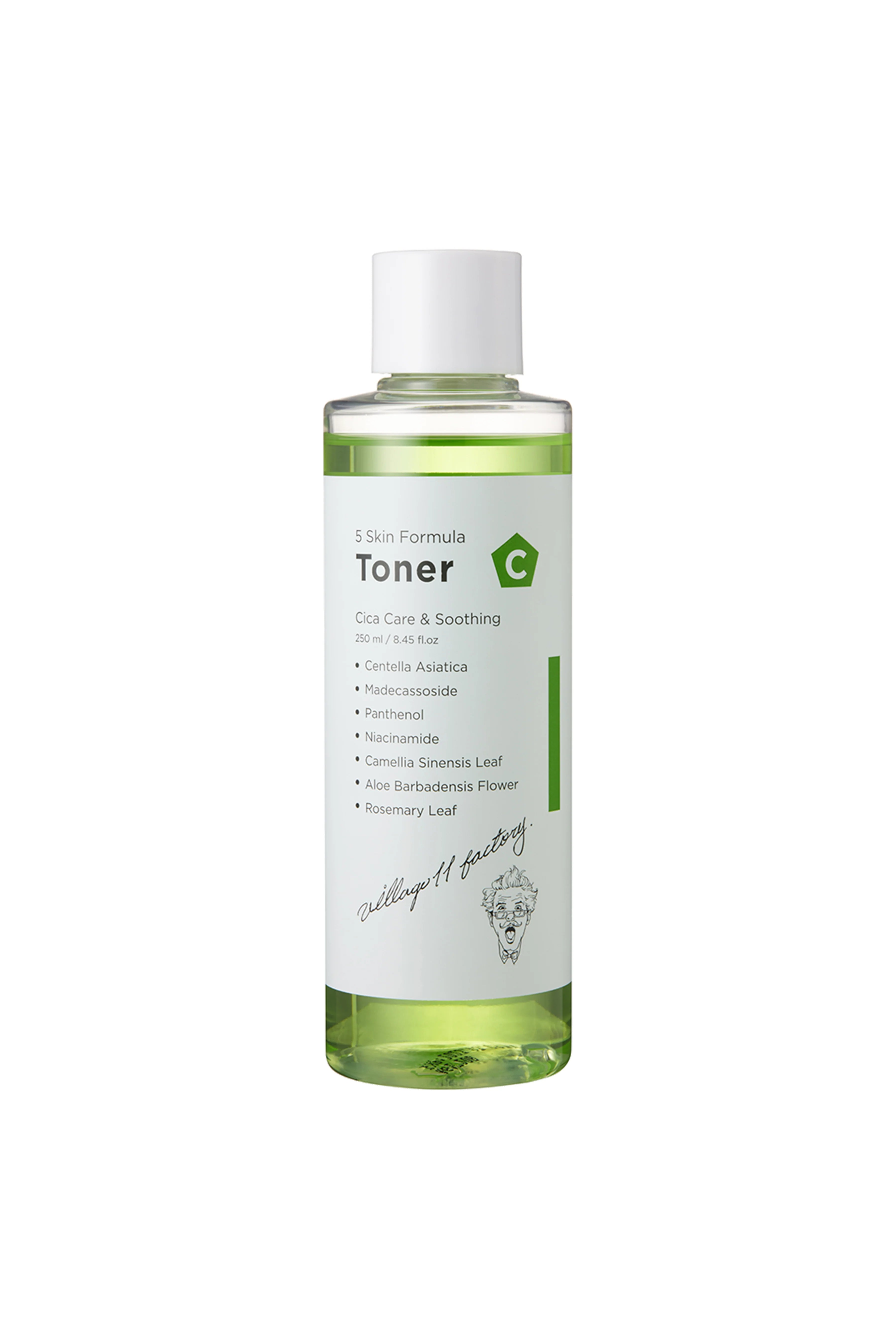 Village 11 Factory-Village 11 Factory C Skin Formula Toner 250ml Yatıştırıcı Cica Tonik-Tonik-1-Milagron.com