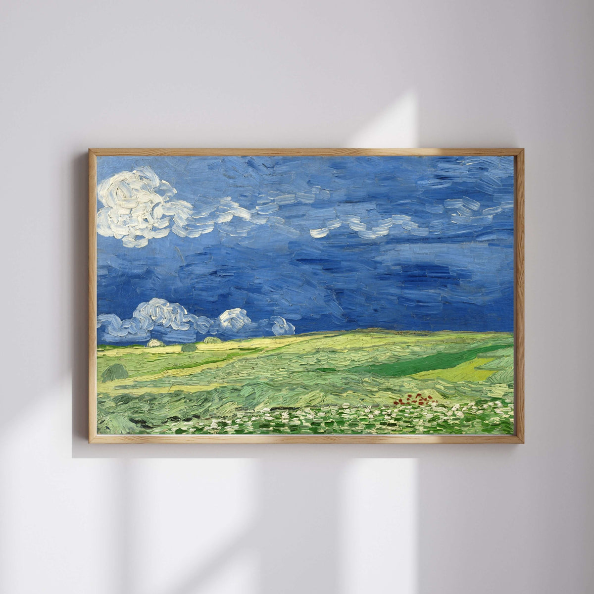 Vincent Van Gogh - Fırtına Bulutları Altında Buğday Tarlası