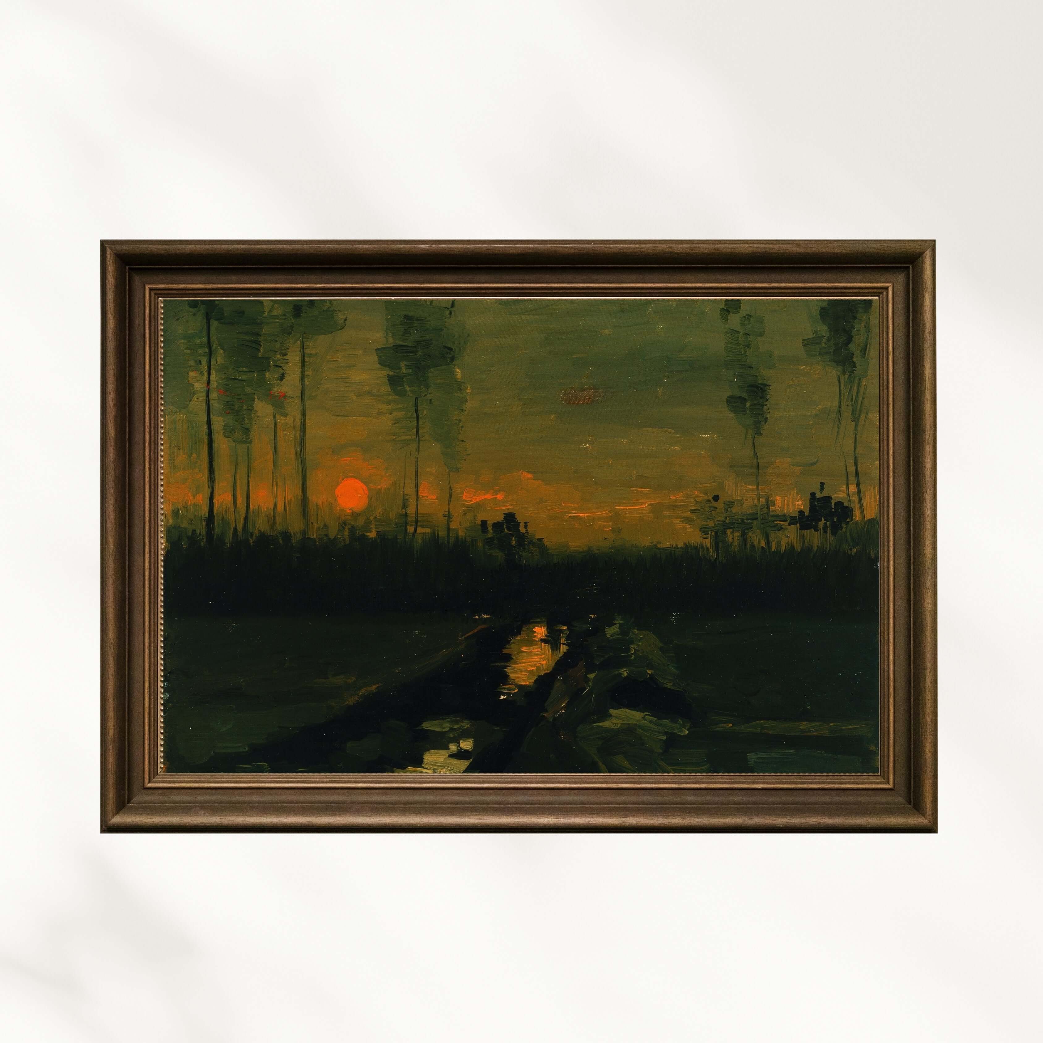 Vincent Van Gogh - Akşam Manzarası