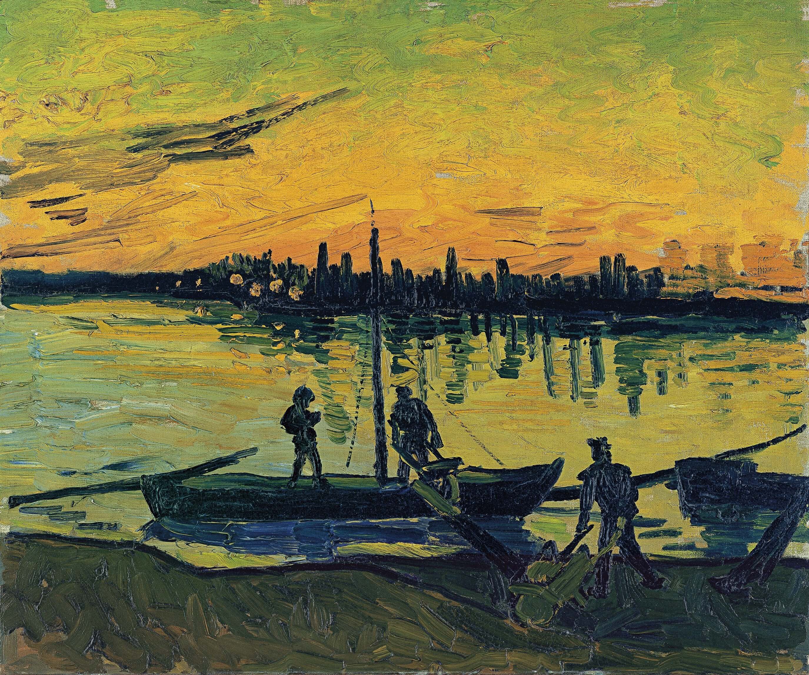 Vincent Van Gogh - Arles’Daki Liman İŞçileri