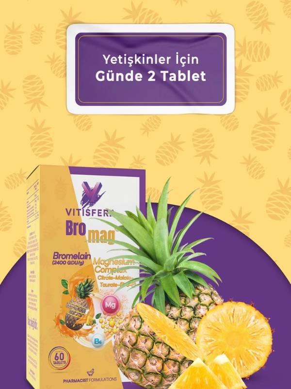 Vitisfera-Bromag 60 Tablet-Gıda Takviyeleri-2-Milagron.com