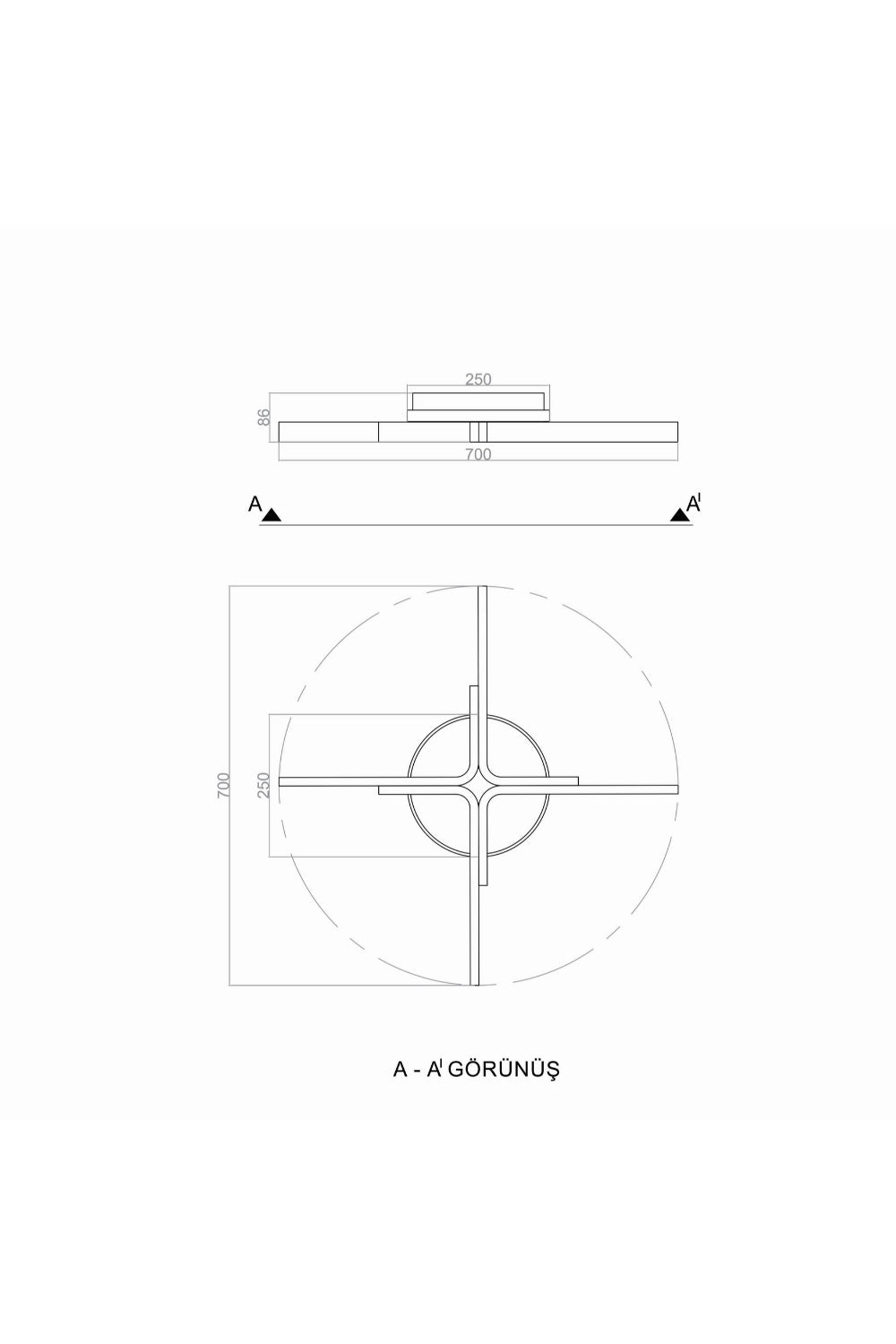 Clessidra Plafonyer Avize - 5