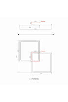 Twinsque 70 Cm Modern Plafonyer Led Avize - 4